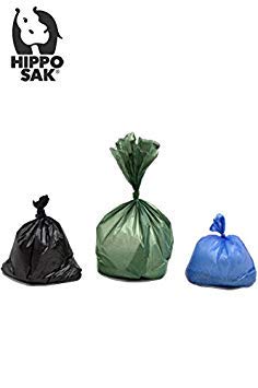 Hippo Sak extra large bags provide a strong tie closure for secure sealing