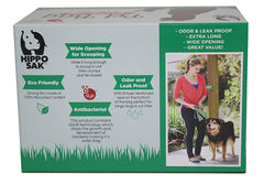 Hippo Sak extra large bags with wide opening for easy disposal and clean handling