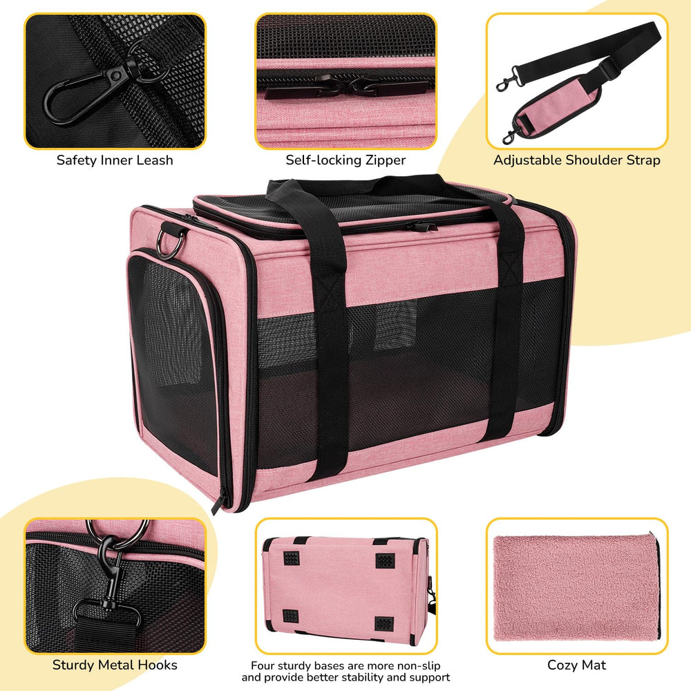 Hipubby removable base insert provides a stable surface for resting pets.