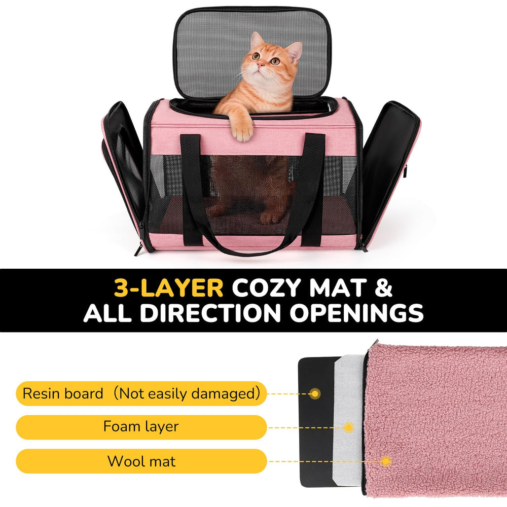 Hipubby carrier side mesh panel for improved airflow during travel.