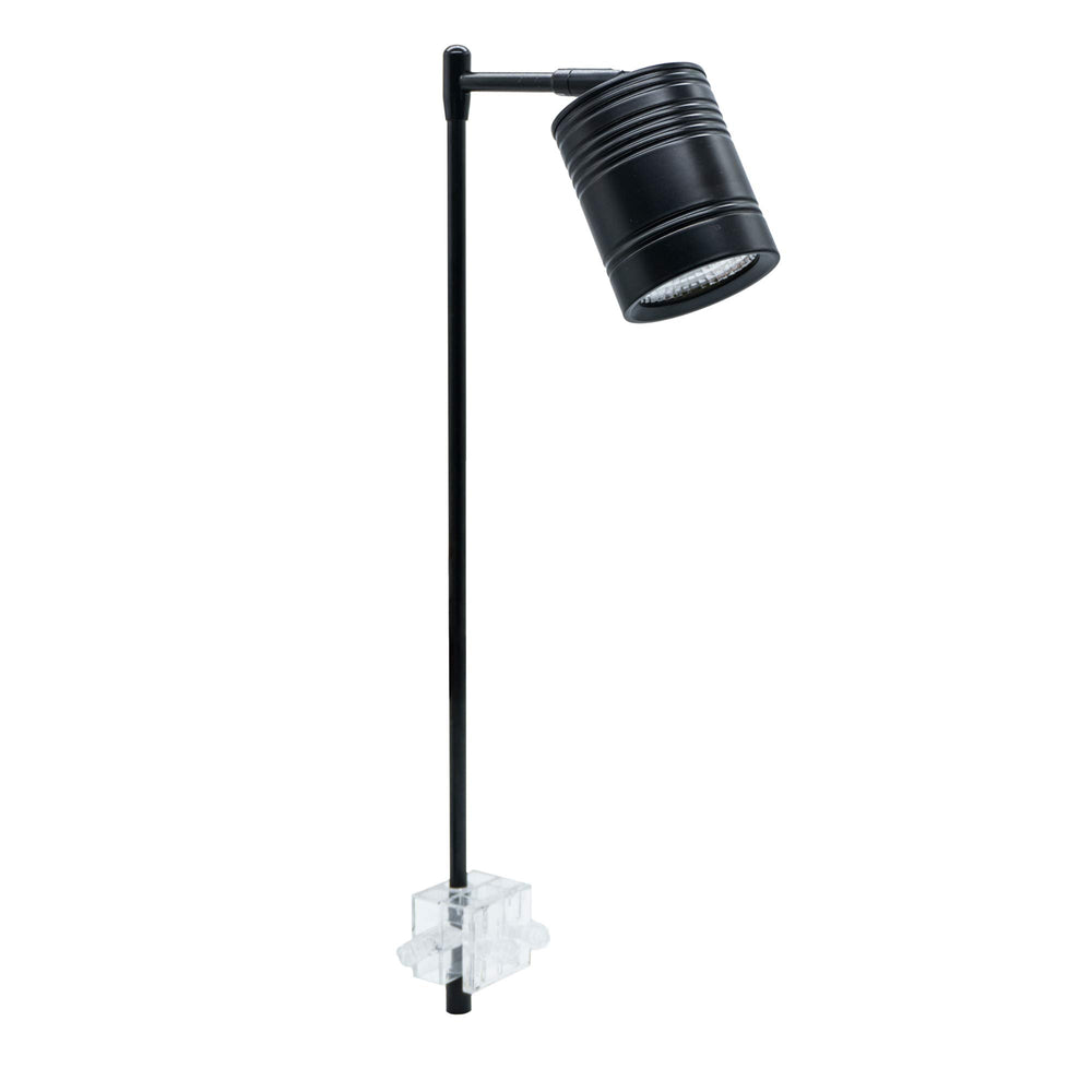Hiro Aquatics LED light in tank with full-spectrum COB for vibrant plant growth.