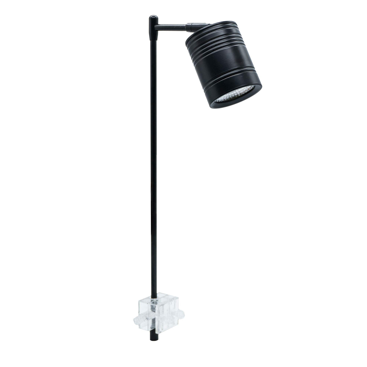 Hiro Aquatics LED light in tank with full-spectrum COB for vibrant plant growth.