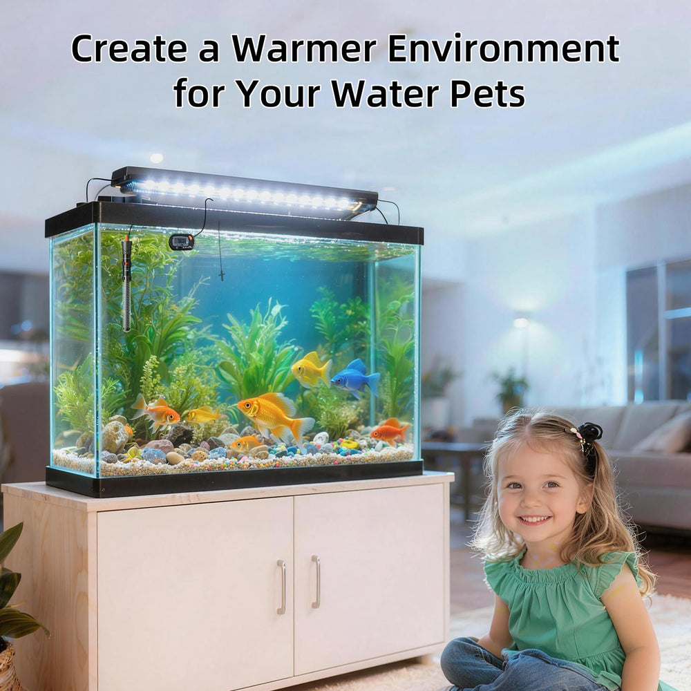 HiTauing 30-50 gallon compatibility for diverse tanks.