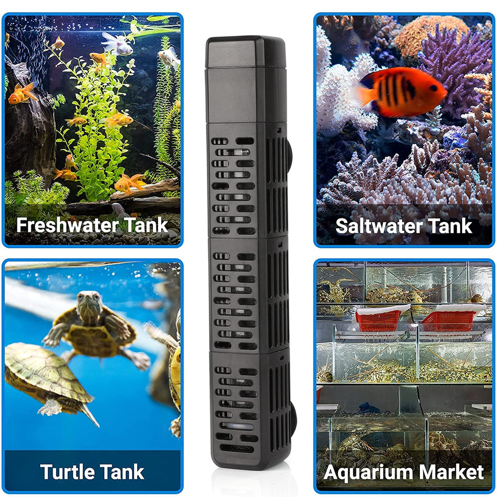 HiTauing 20-40 gallon setup suits freshwater or saltwater tanks with stability.