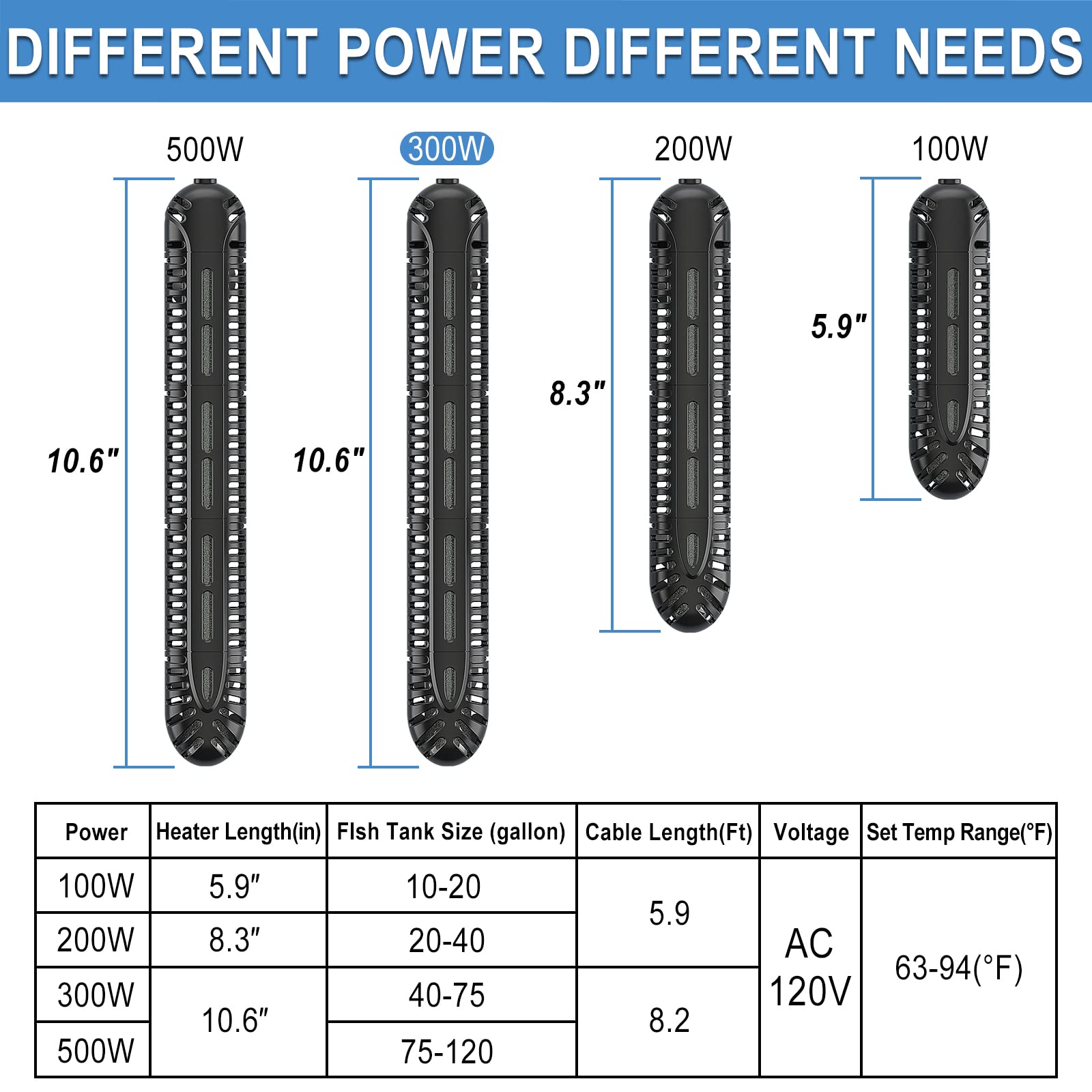 HiTauing 40-75 gallon compatibility suits mixed freshwater and marine setups