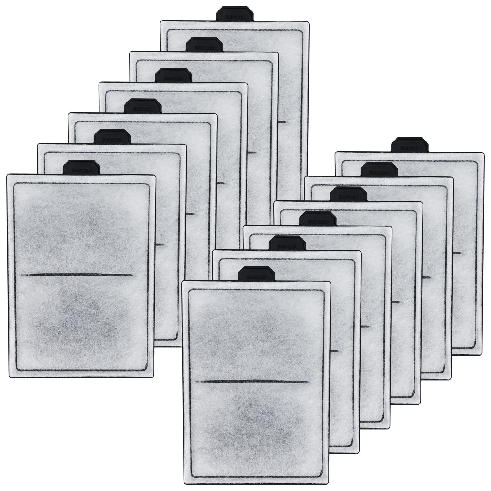 HiTauing PF-L carbon cartridge 12-pack box ready for simple replacement.