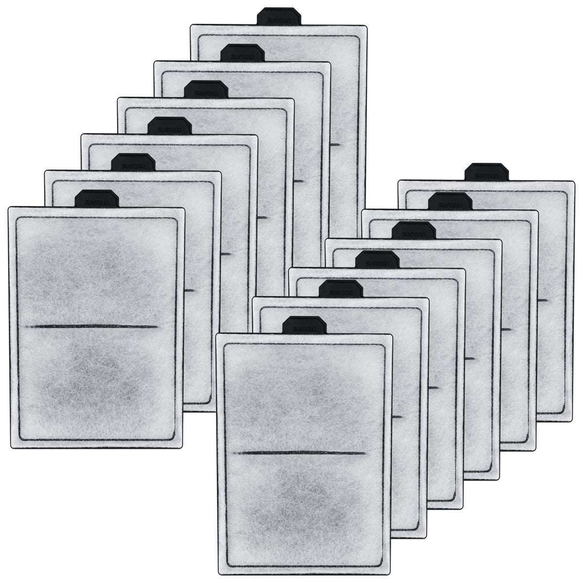 HiTauing PF-L carbon cartridge 12-pack box ready for simple replacement.