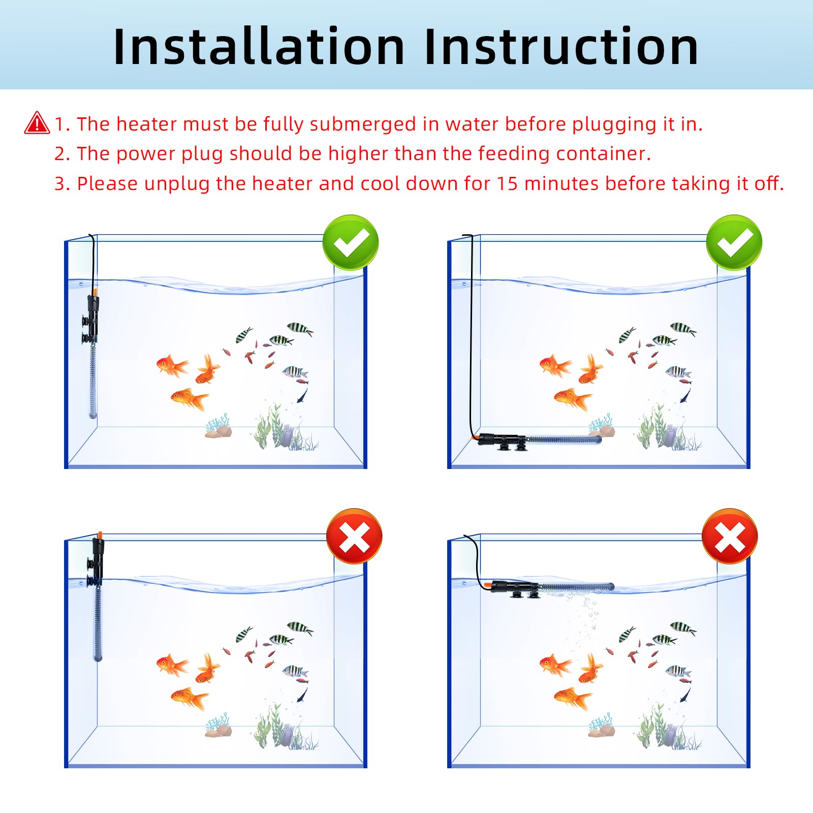 HiTauing red heating indicator shows active warming.