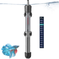 Hitop 100W adjustable aquarium heater maintains stable tank temperature.