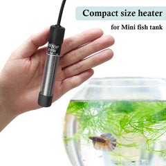 hitop compact 25w heater digital controller close-up for easy temp adjustments