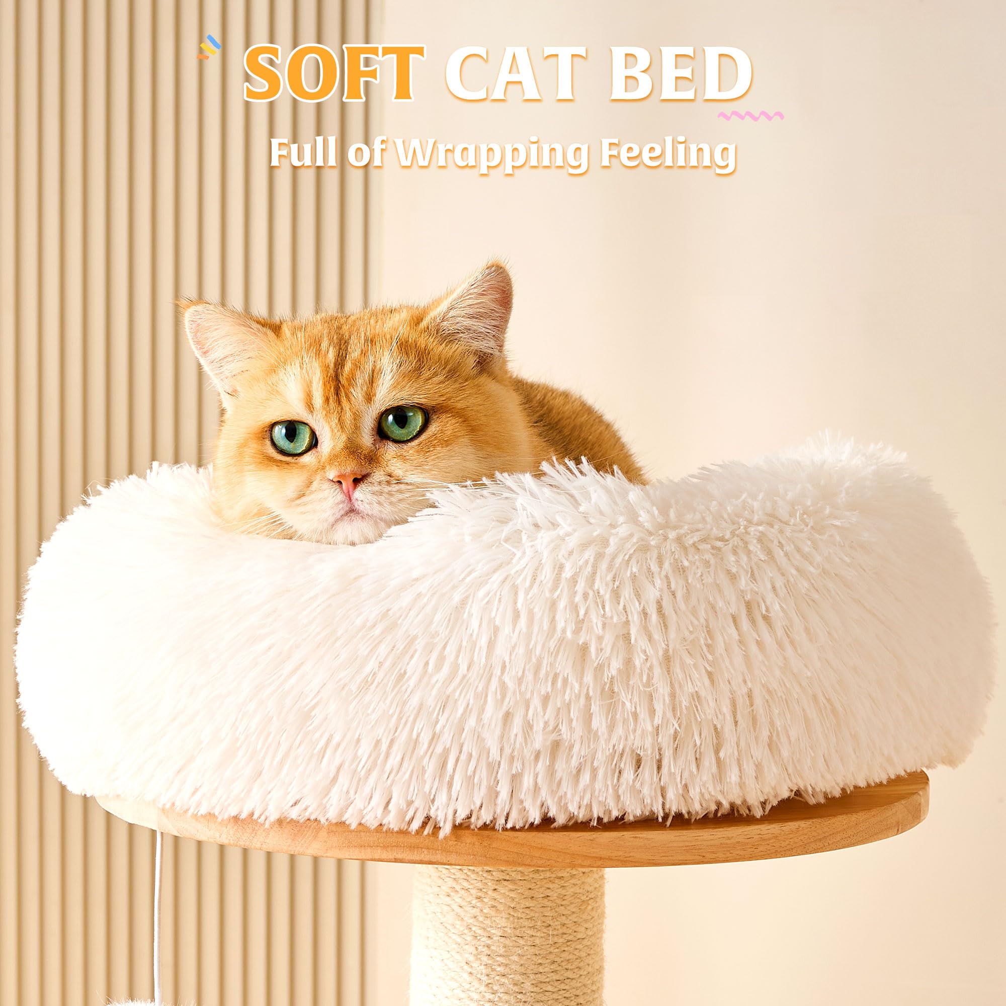 HITTITE cat tree wide base for stable indoor play