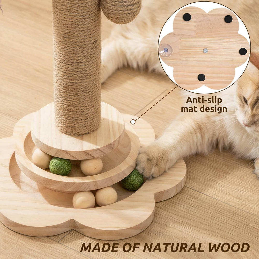HivaolJoy dangling toys with feathers and bells stimulate chasing and batting.