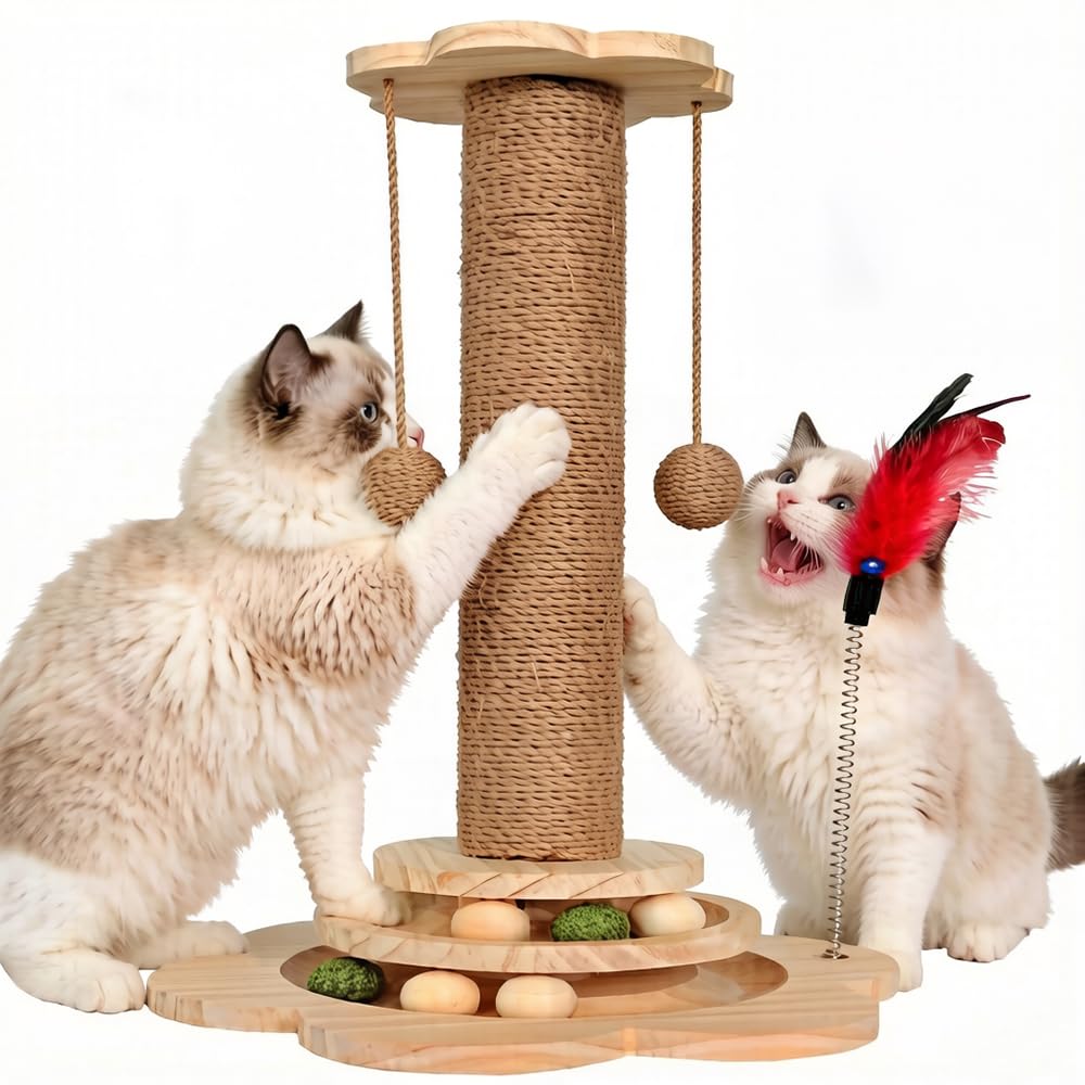 HivaolJoy scratching post assembly for quick setup in busy homes.