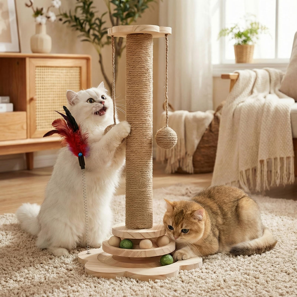 HivaolJoy solid wood base delivers stable, tipping-free play.