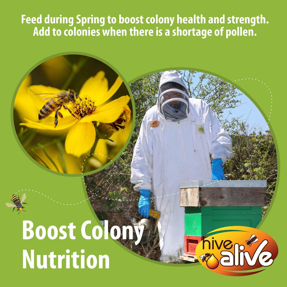 Seaweed extracts and amino acids visible in the patty provide additional nutrients.