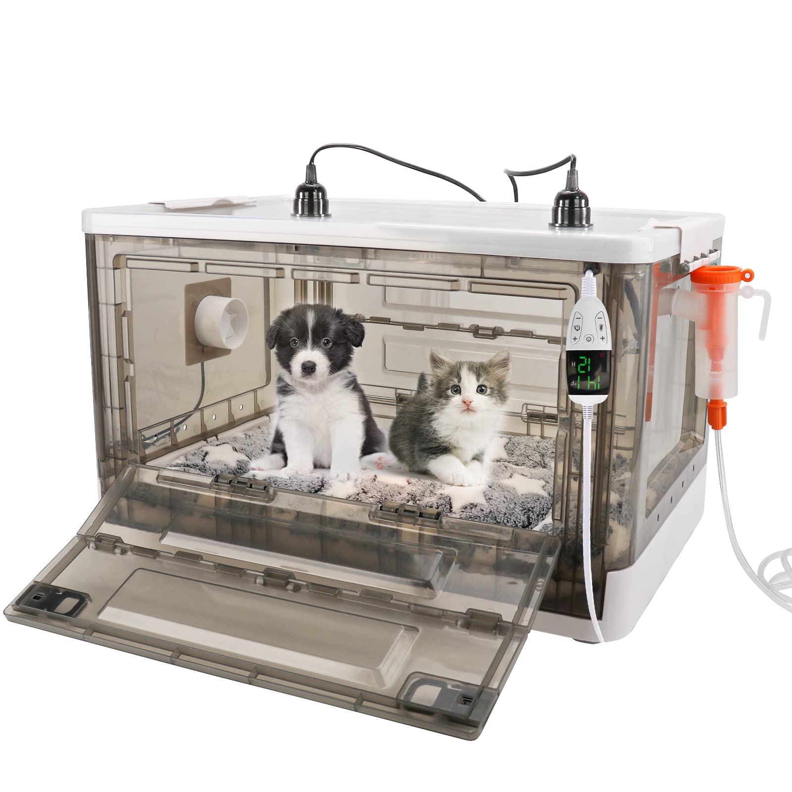 HKDQ Puppy Incubator transparent design for clear observation of puppies