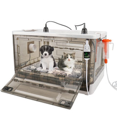 HKDQ Puppy Incubator transparent design for clear observation of puppies