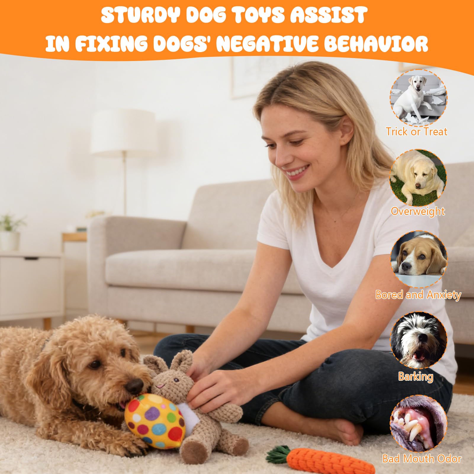 Hlimior Easter toy set durability close-up communicates long-lasting materials.
