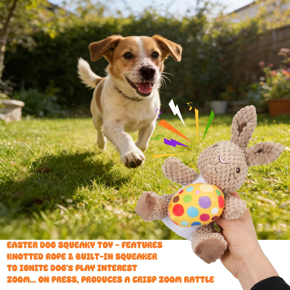 Hlimior Easter toy set rabbit close-up reveals soft texture for gentle play.