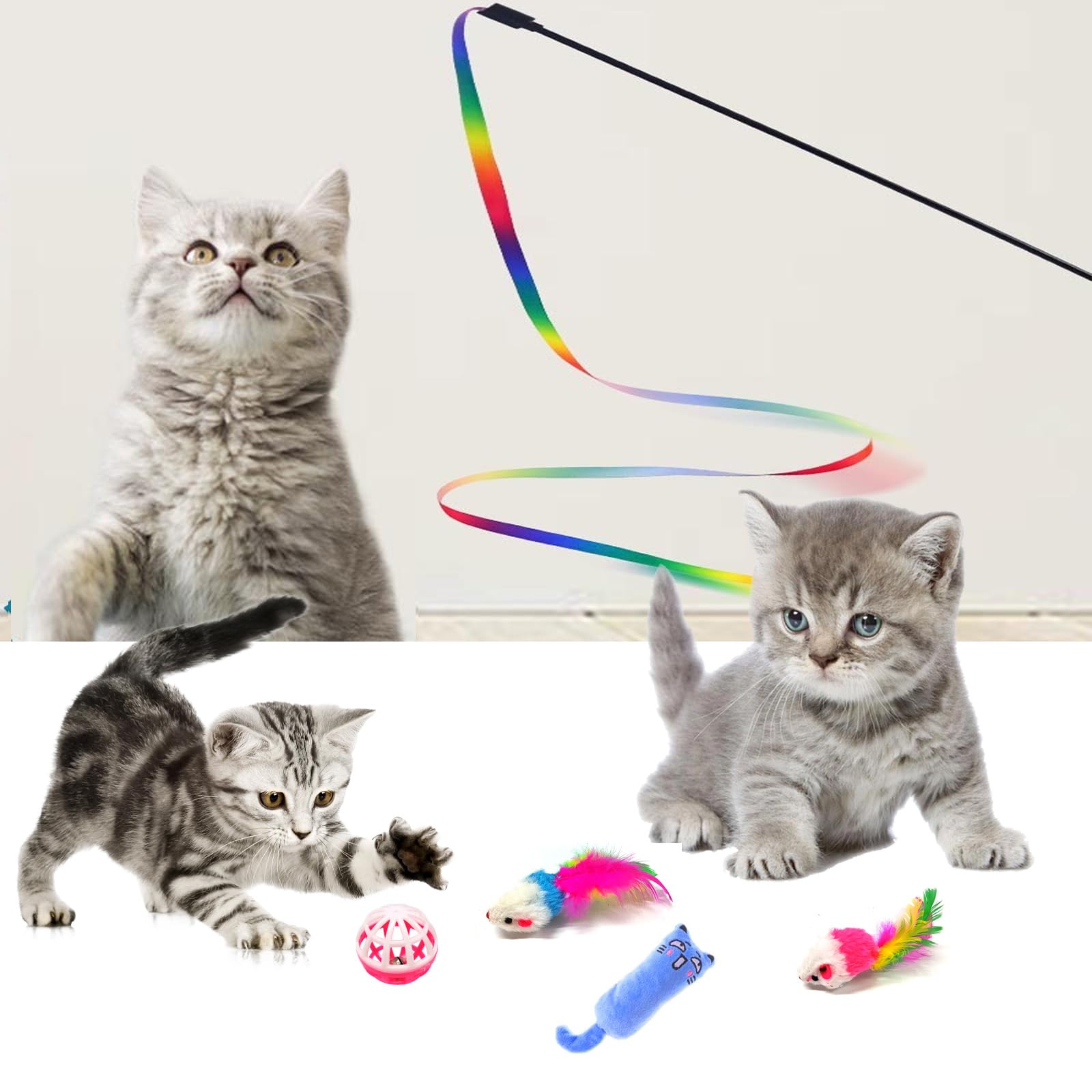 Hlimior kitten starter kit grooming glove makes gentle fur brushing easy.