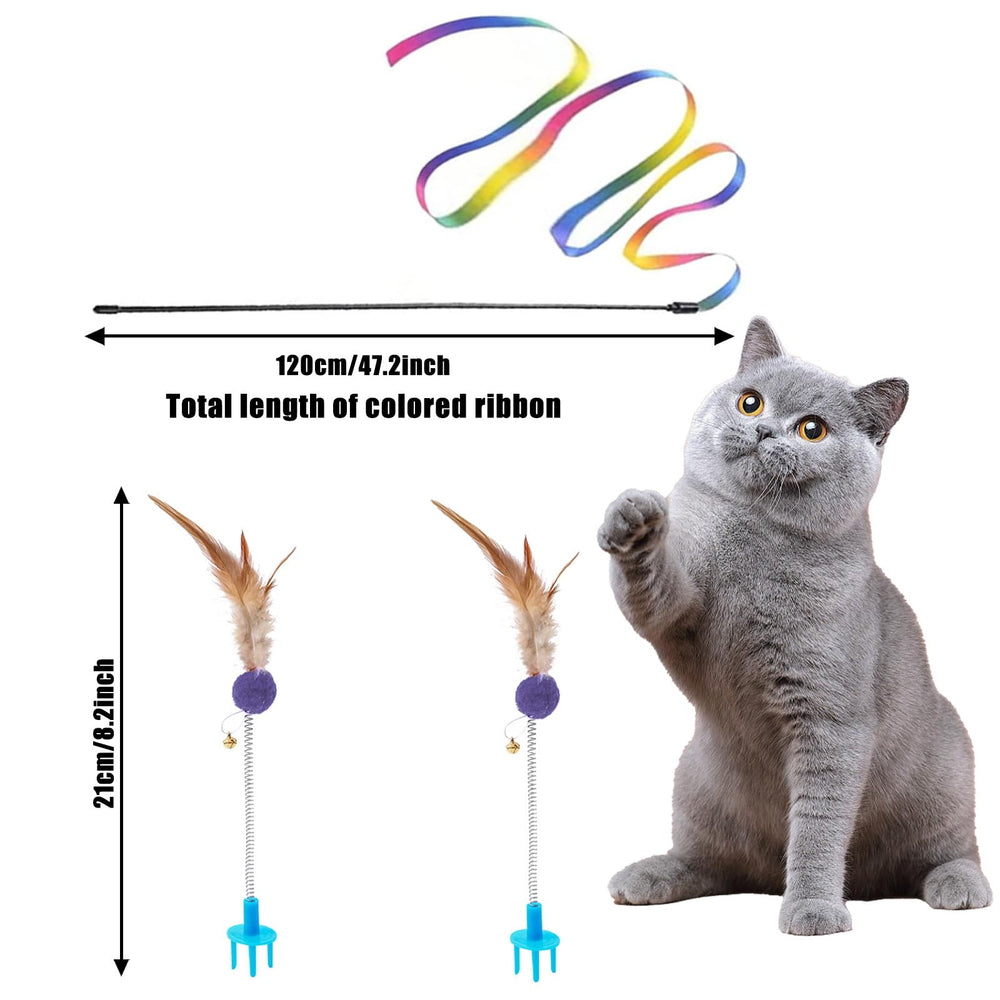 Hlimior kitten starter kit interactive toys encourage active play.