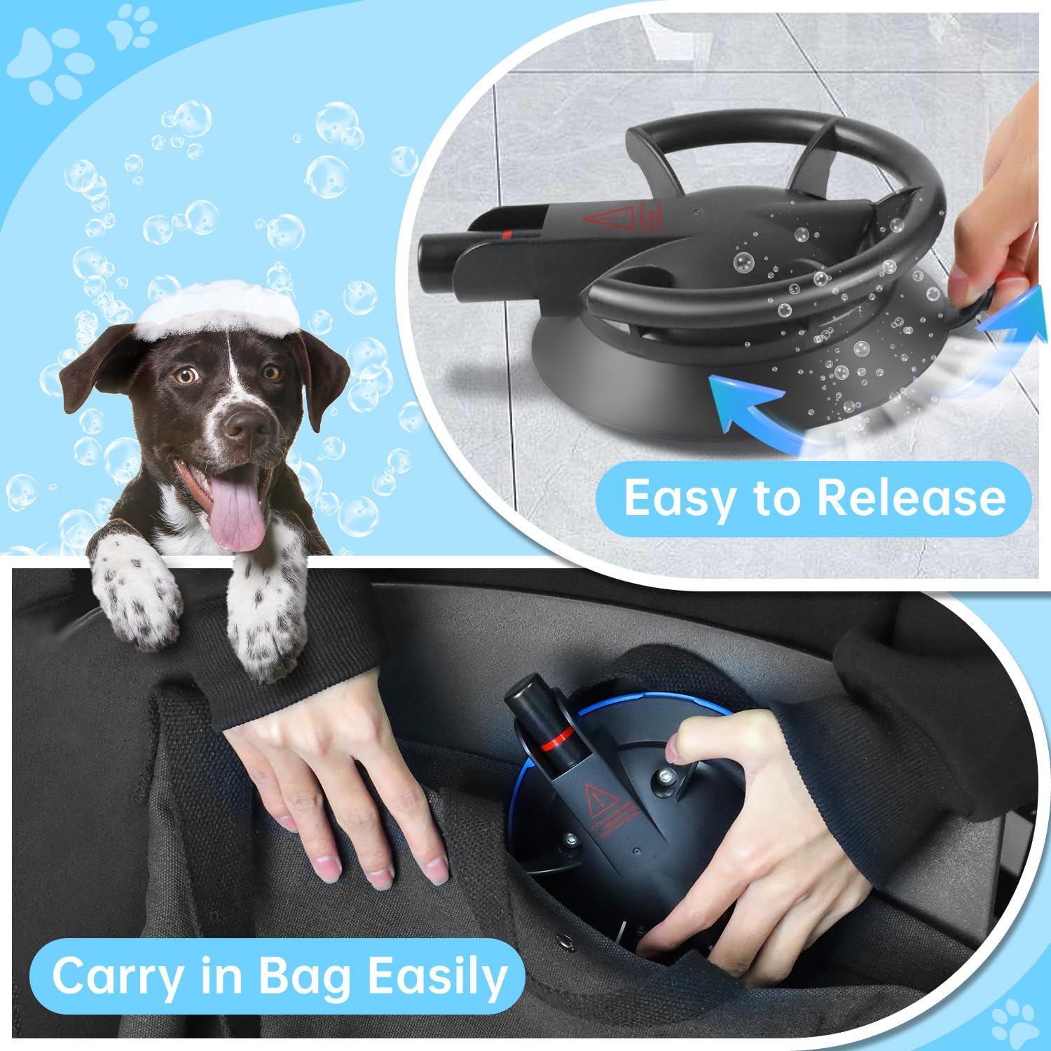 HLOGREE setup supports safe handling during grooming without a leash