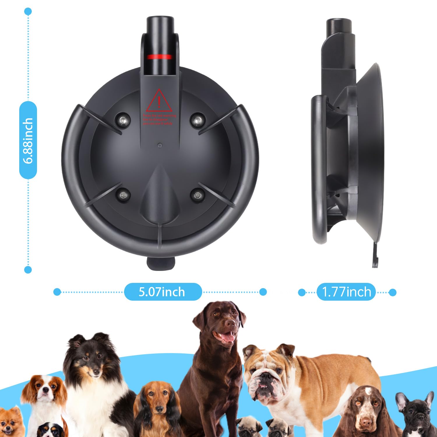 HLOGREE no-leash design emphasizes convenient bathing sessions