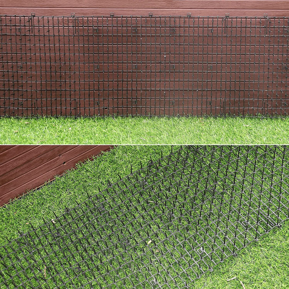 Hmdivor cat deterrent mat blends into home and garden spaces.