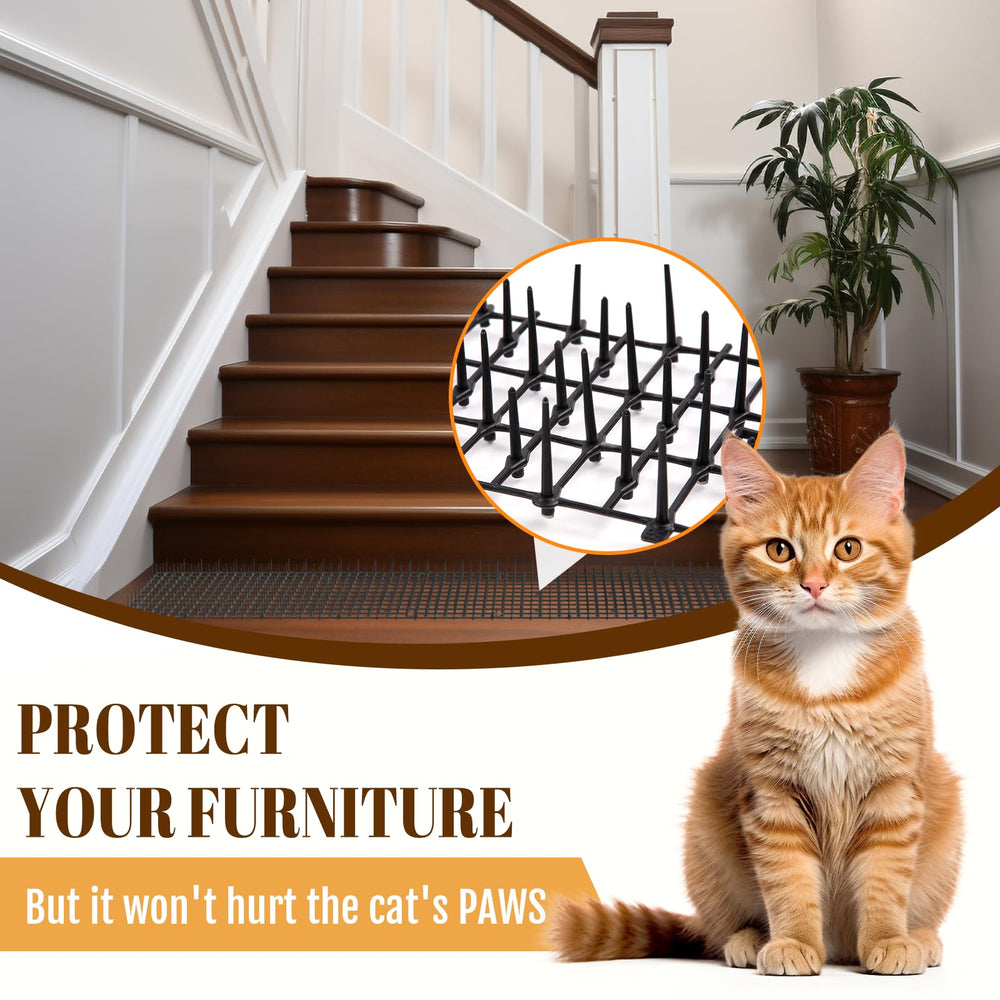 Hmdivor outdoor-friendly scat mat resists weather for year-round use.
