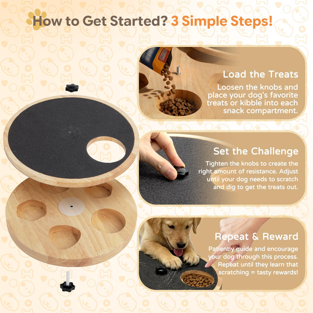 HMEEN solid wood construction offers a durable, odor free paw care accessory