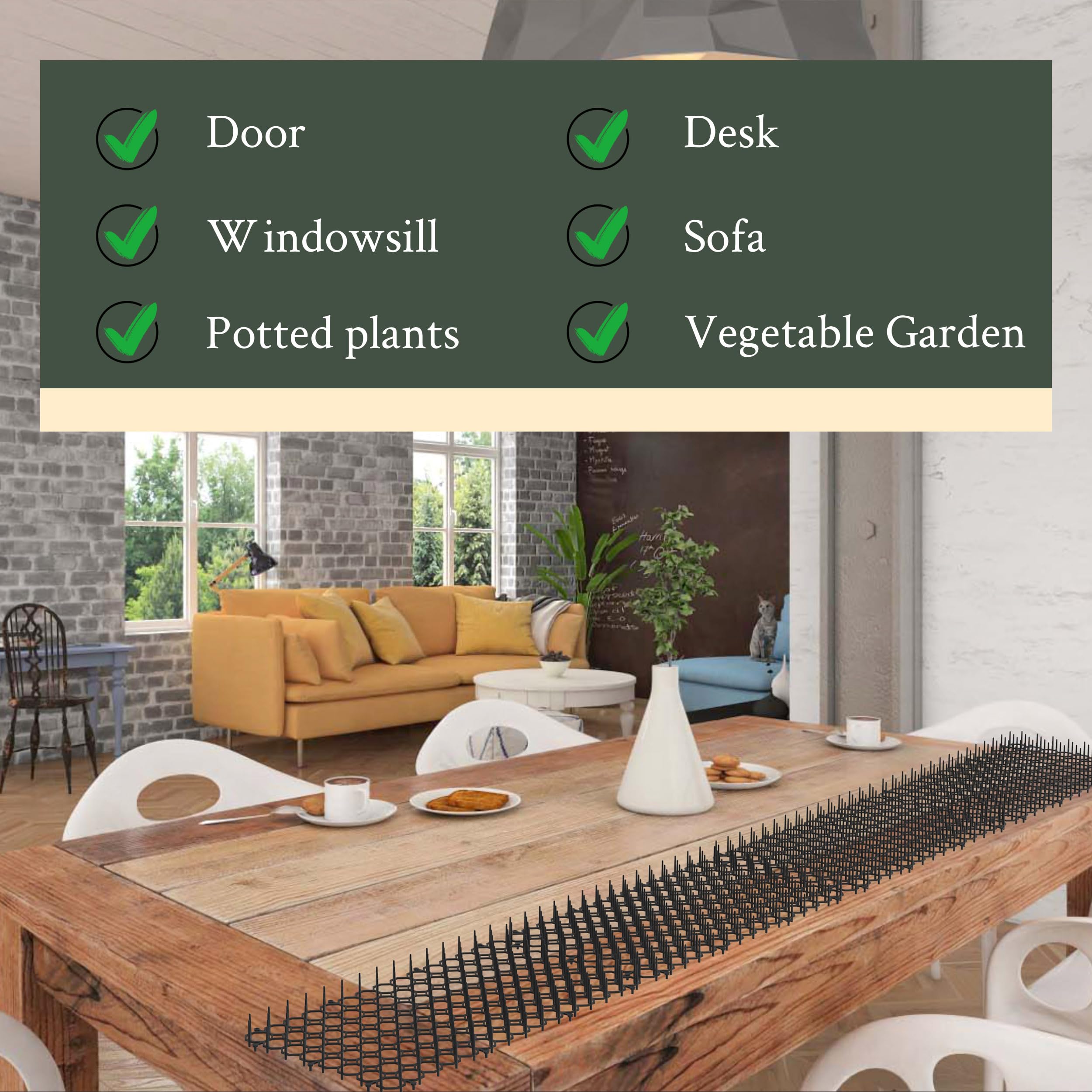 Hmyomina 10-pack scat mats offer versatile placement options.
