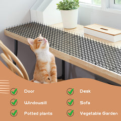 Hmyomina scat mat made from durable PP material for long-lasting use