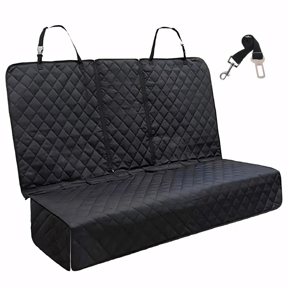 HNCPSY dog car seat cover on back seat protects upholstery from fur and spills
