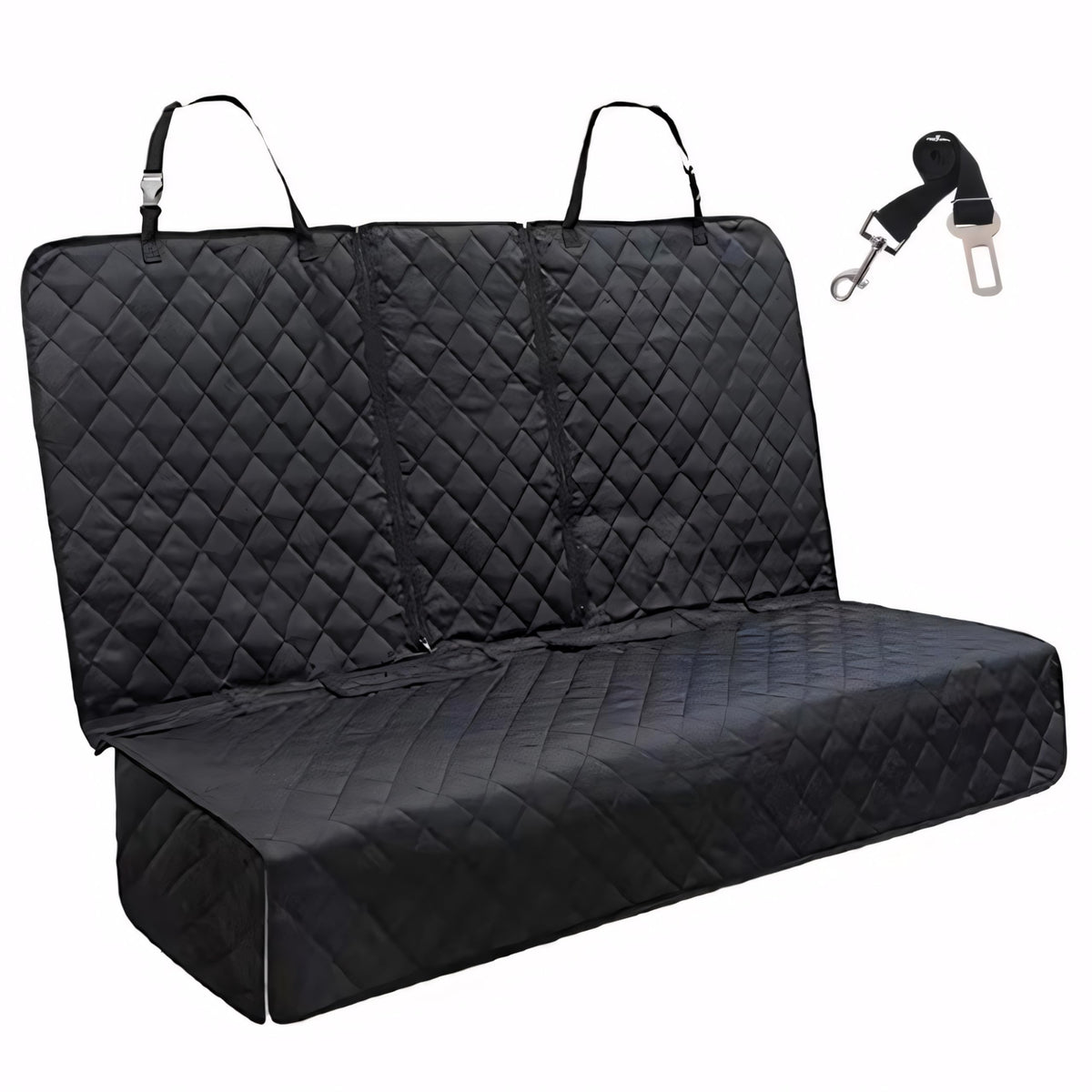 HNCPSY dog car seat cover on back seat protects upholstery from fur and spills