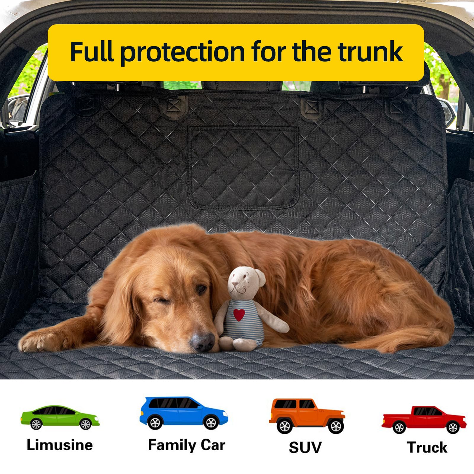 HNCPSY waterproof fabric keeps trunk dry and clean.