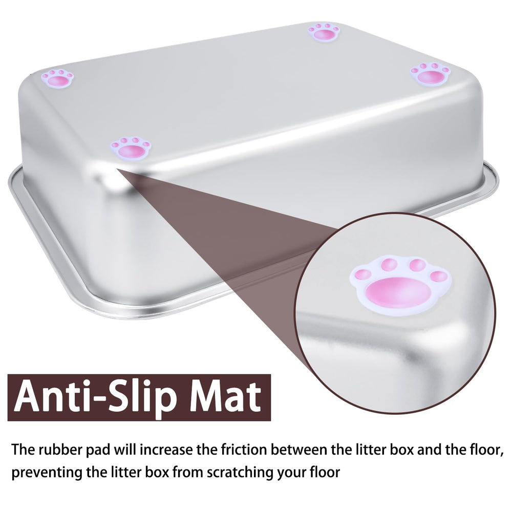 HNeekyr anti-slip pads keep the box stable on smooth floors.
