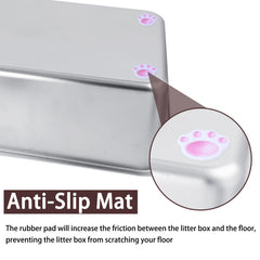 HNeekyr anti-slip pads keep the box stable on floors