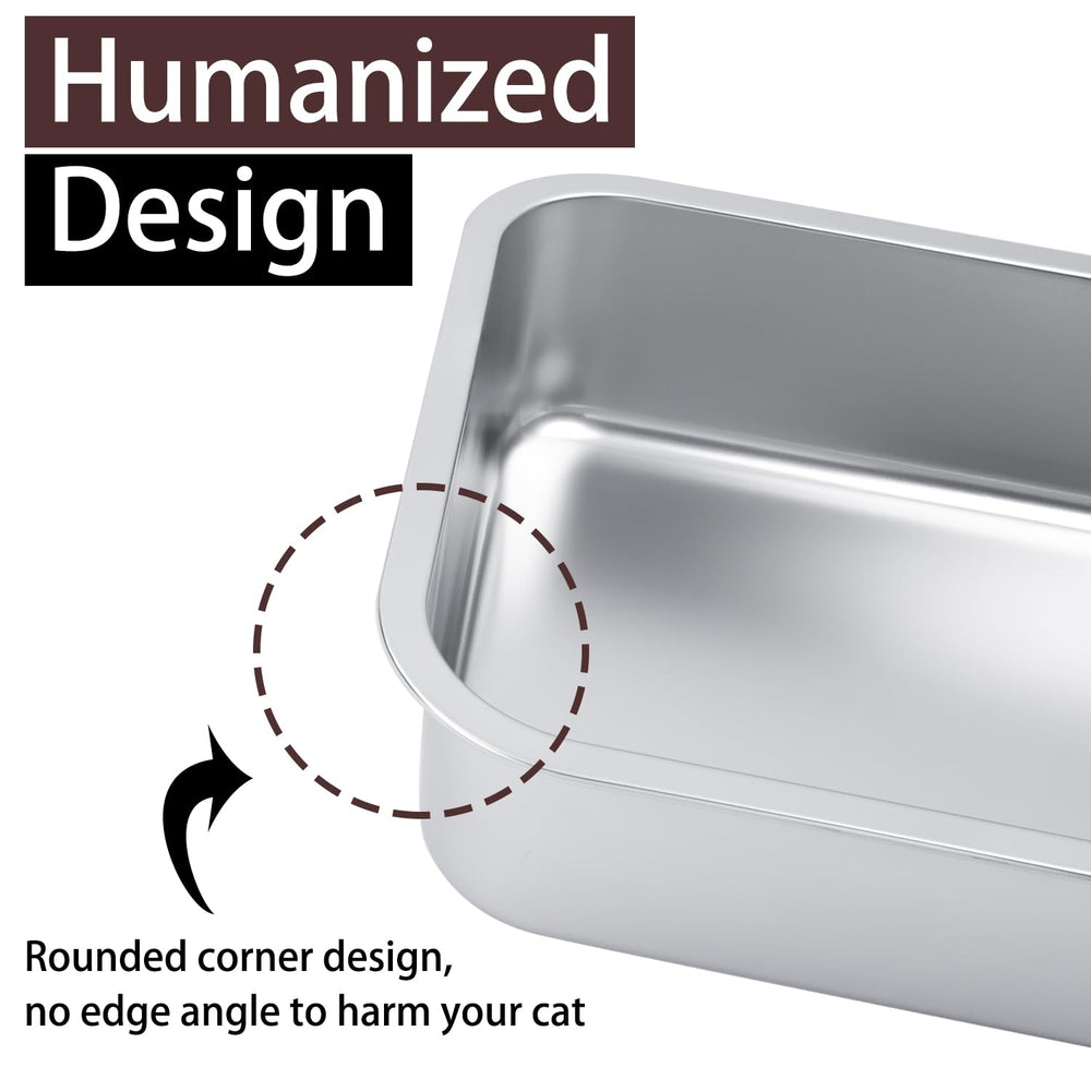 HNeekyr low-side-entry design ideal for kittens and seniors.