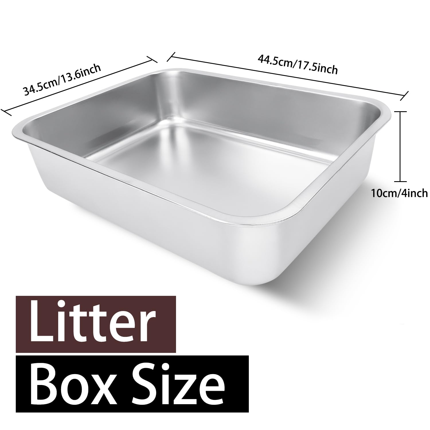 HNeekyr low-side-entry litter box enabling easy access for kittens and seniors