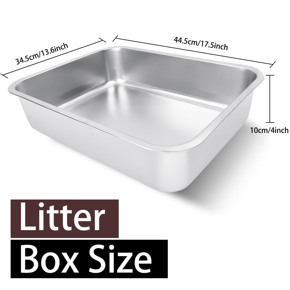 HNeekyr low-side-entry litter box enabling easy access for kittens and seniors