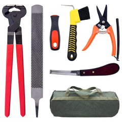 HNONPW 14-inch hoof nipper for clean, precise trims on thick horse hooves.