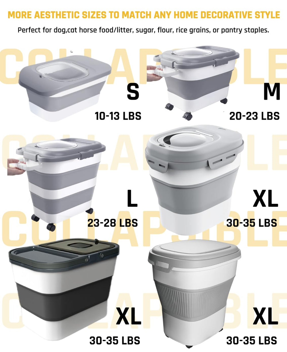 HOYTAMDAR dog food scoop included with container.