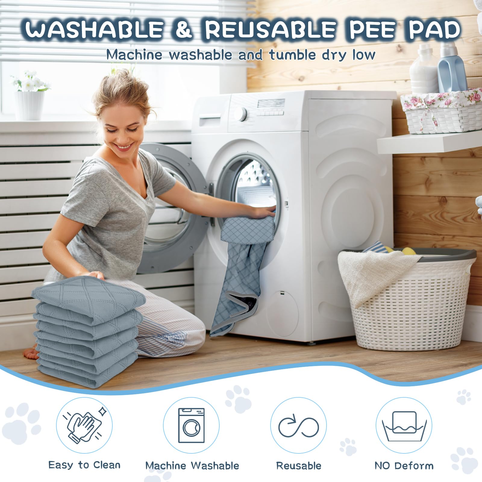 HOBBTREE machine-washable durable material for quick cleanup.