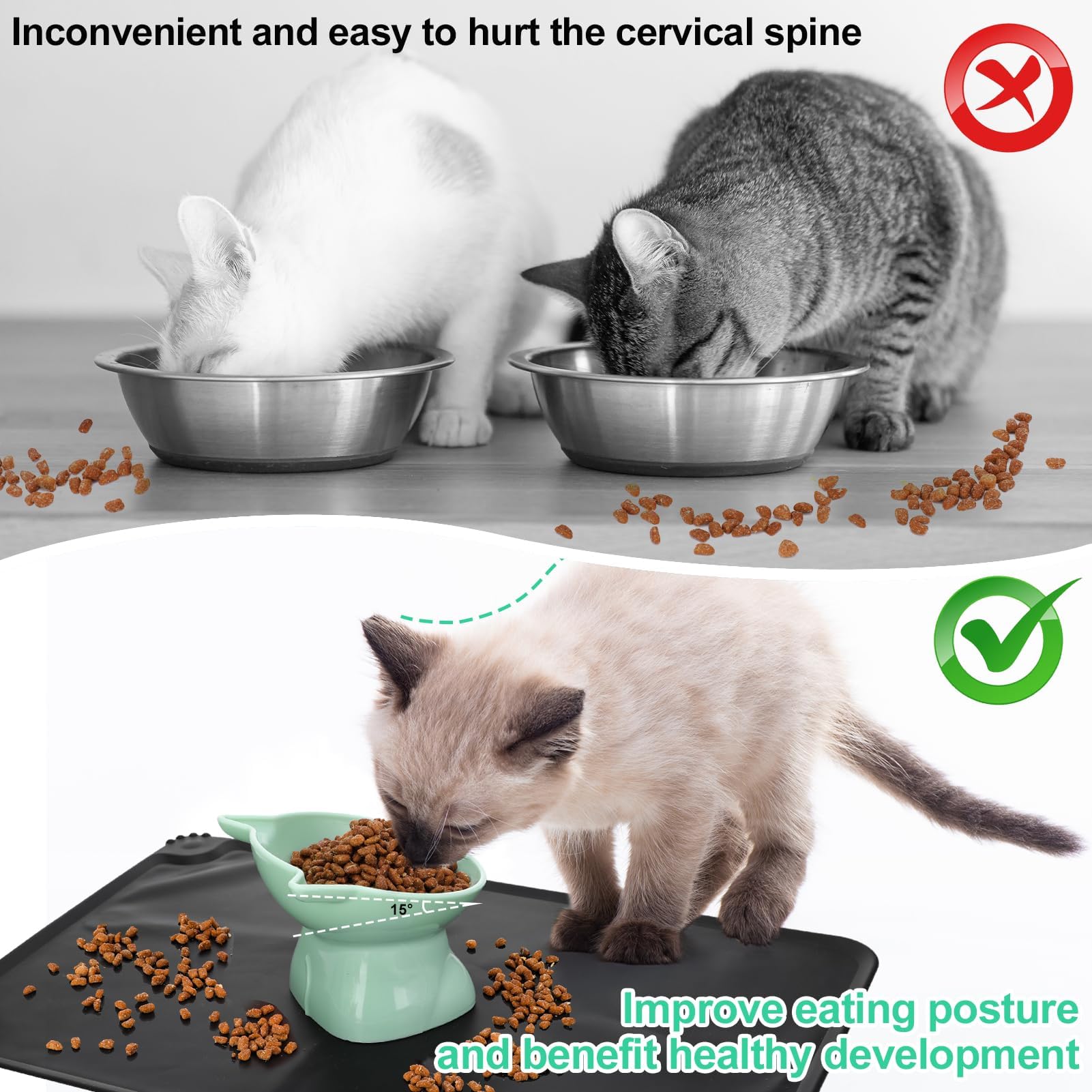 Hoemwarm indoor pet dining setup fits compact spaces