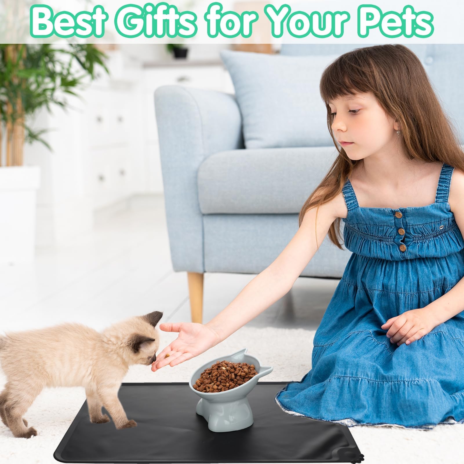 Hoemwarm three-bowl set supports separate meals for multiple pets