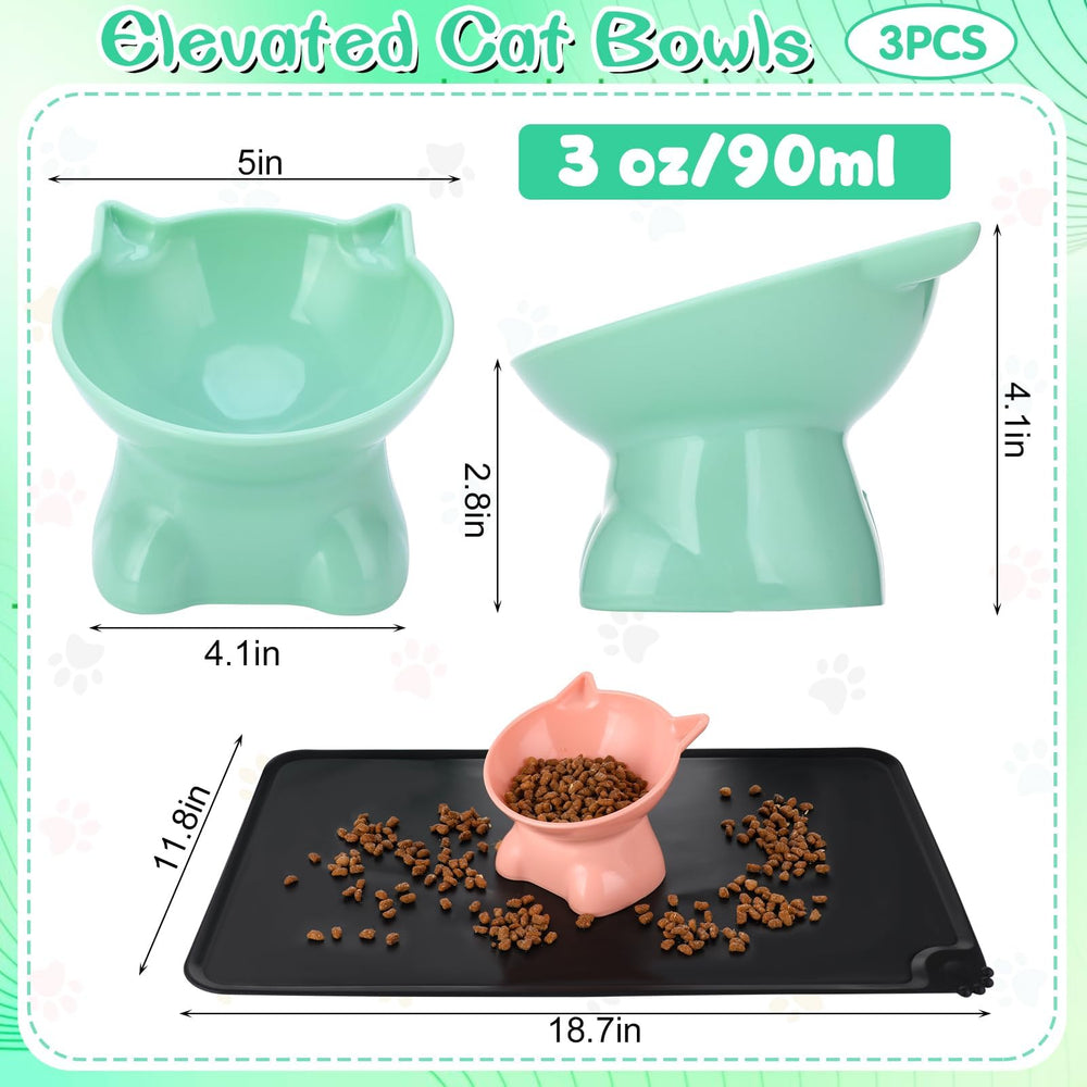 Hoemwarm safe plastic bowls designed for indoor cats and small dogs