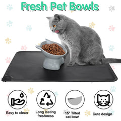 Hoemwarm silicone mat keeps bowls steady and easy to wipe clean