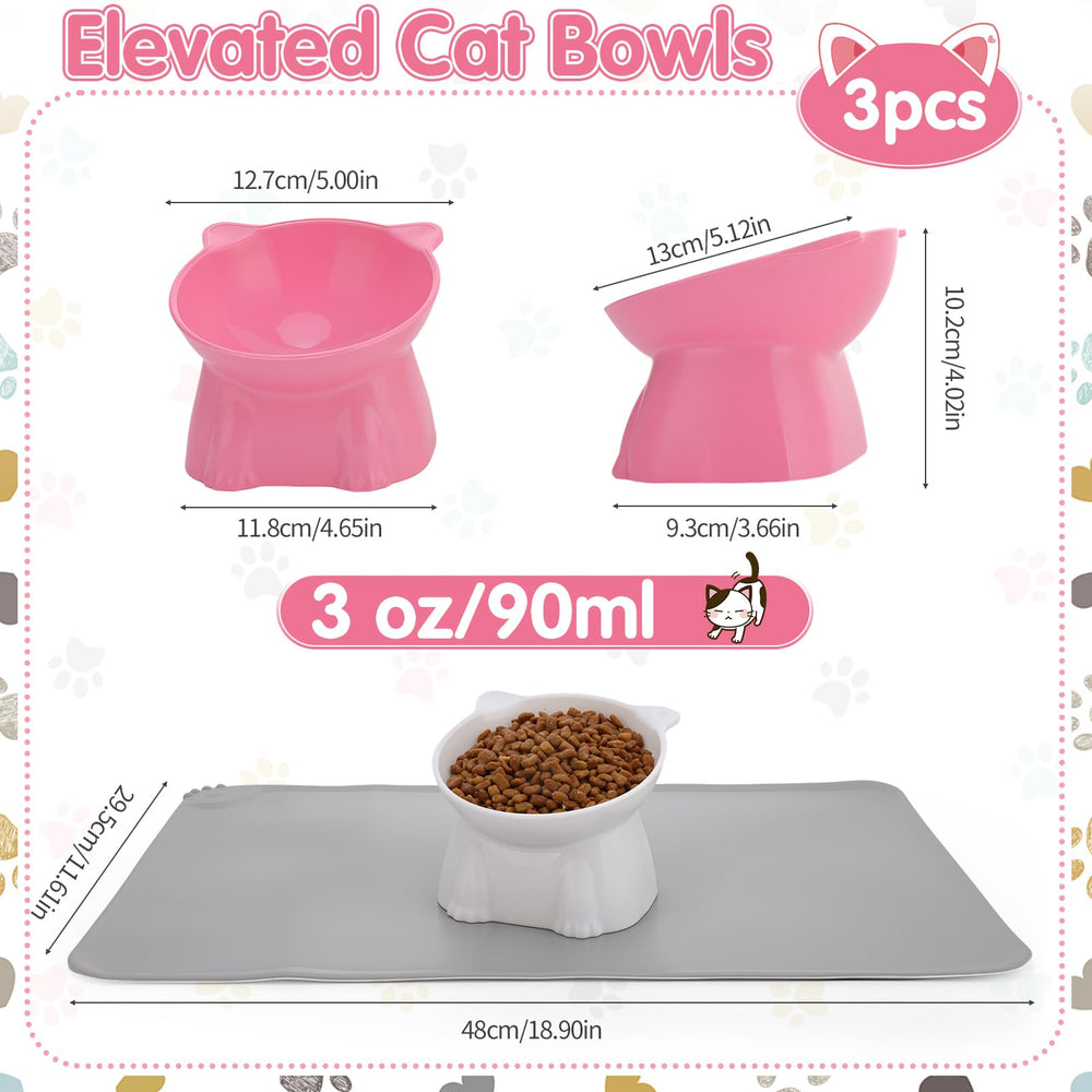 Hoemwarm silicone feeding mat keeps bowls in place and easy to wipe clean.