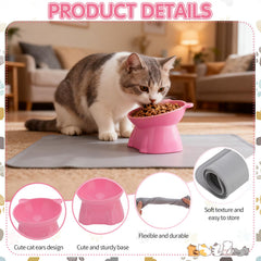 Hoemwarm three-color bowl set adds style to pet mealtime.