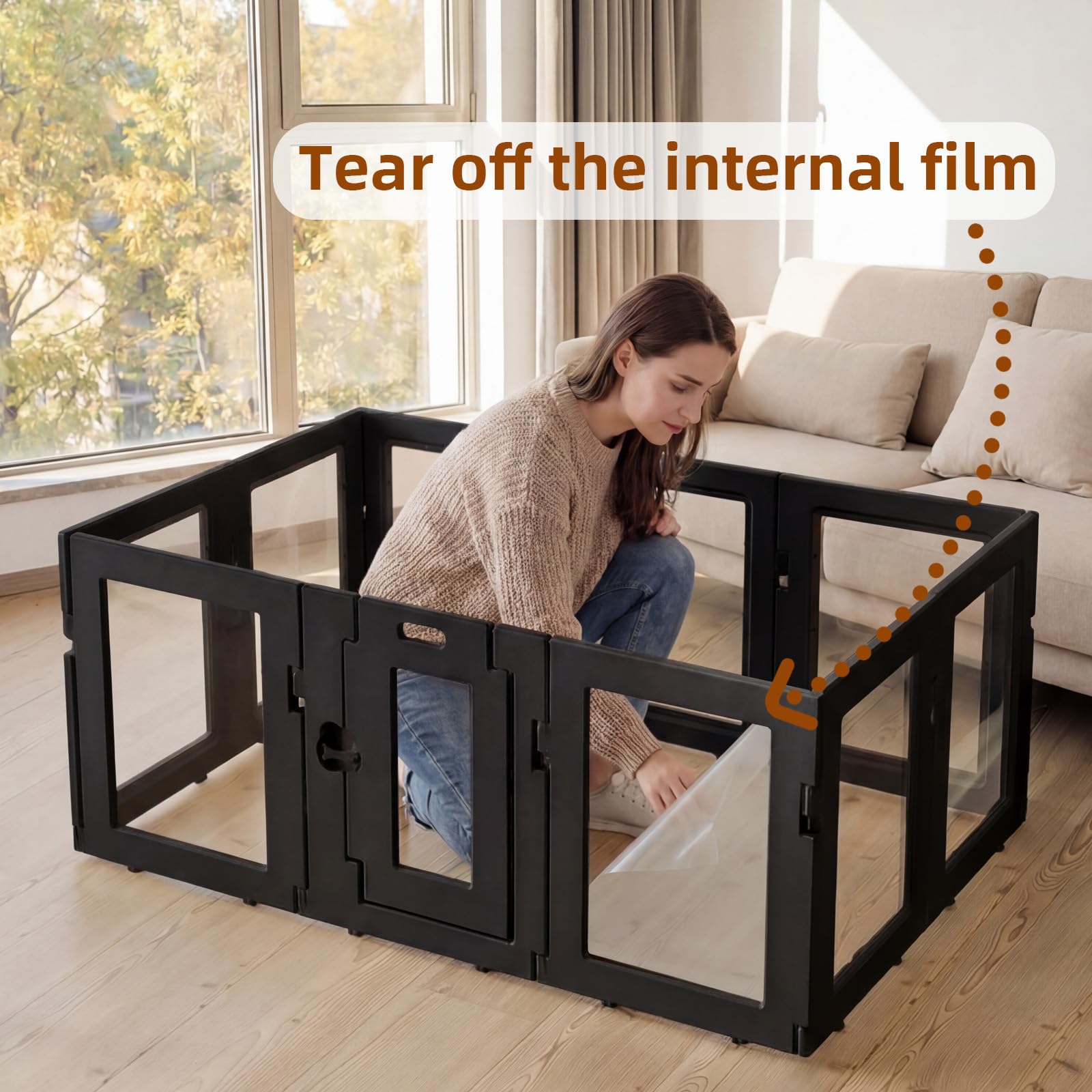HOENCRAFT washable panels simplify cleaning after playtime